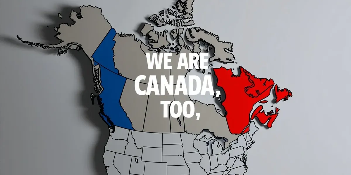 A isometric map of Canada highlighting Atlantic Canada and other smaller provinces that don’t have access to clinical trials.