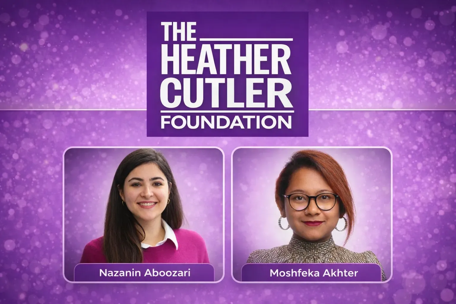 The Heather Cutler Foundation Welcomes Two New Board Members post image